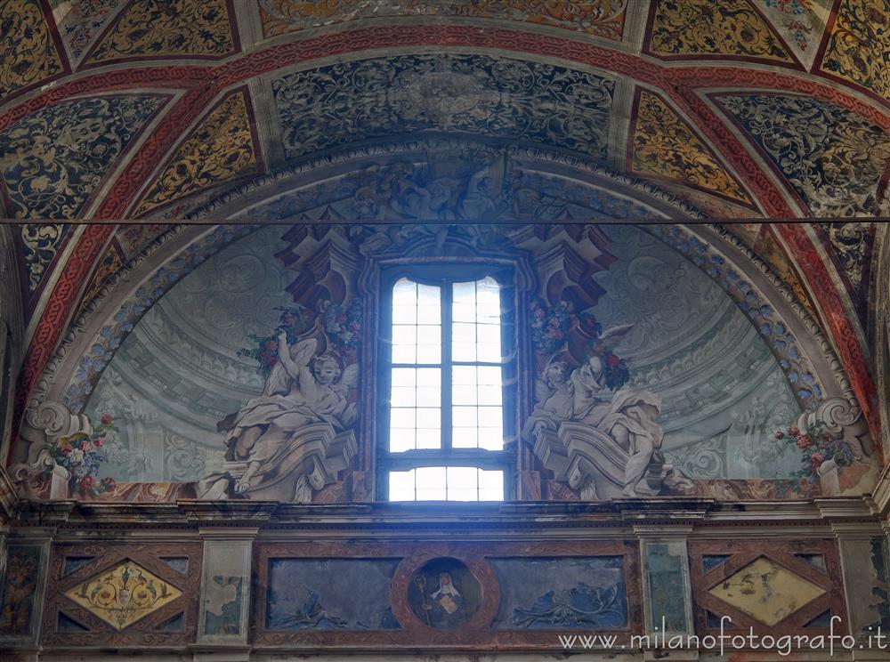 Meda (Monza e Brianza) - Lunetta della controfacciata della Chiesa di San Vittore